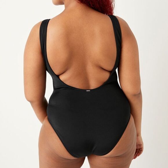 Victorias Secret Pink Swim One-piece Swimsuit Black Xlarge - Picture 5 of 6